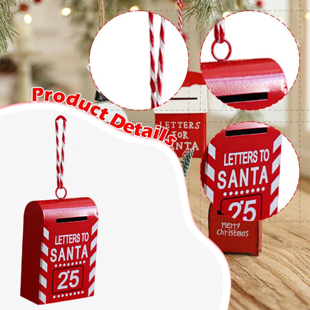 Letters To Santa Mailbox Christmas Tree Hanging Decor Decorating Decorative Cute Xmas