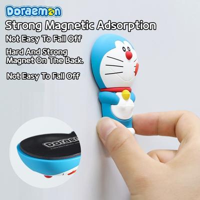 Doraemon 3D Cartoon Kühlschrankmagnet Niedlicher Weicher Magnetischer Kühlschrankaufkleber Sammelbares Souvenir Geschenk für Kinder und Zuhause