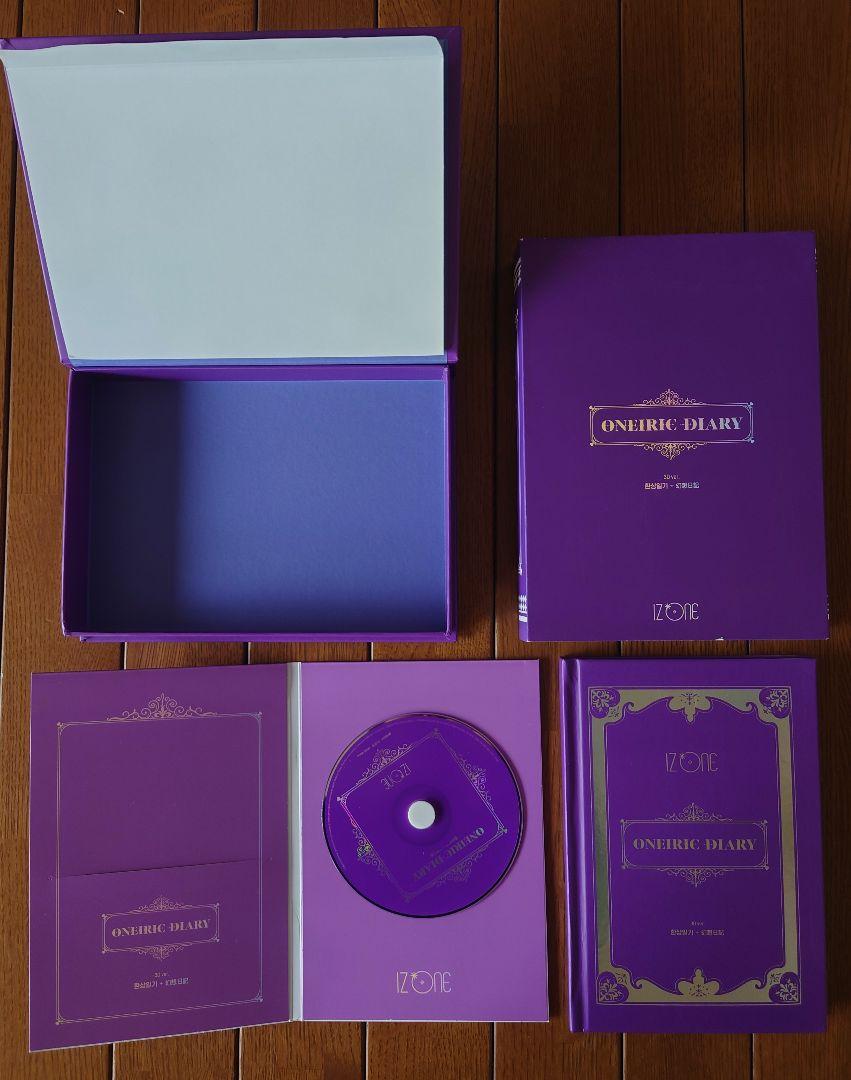 

[USED] IZ*ONE ONIRIC DIARY CD Purple
