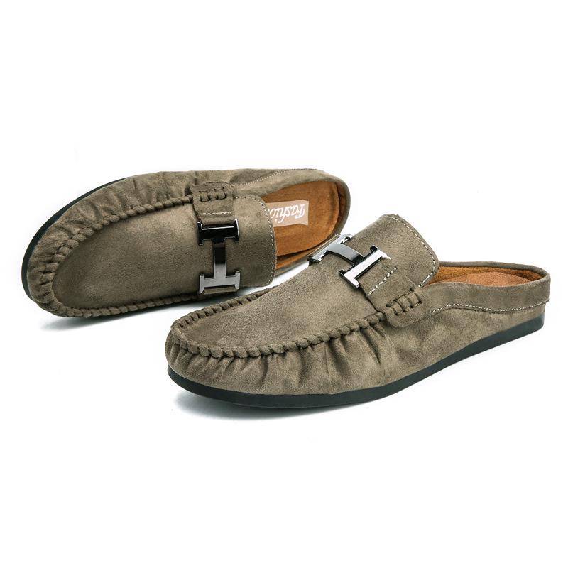 Letní móda Pánské lehké prodyšné nazouvací mokasíny