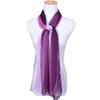 Supply imitation silk georgette silk scarf, popular bright and gradual change of color accessories scarf