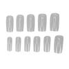 500pcs Nail Tip Professional Home Salon Portable DIY Transparent Fake False Nail Set Accessory for Women