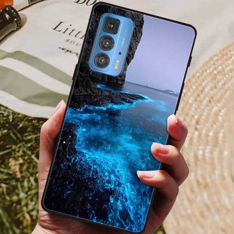 Für Motorola Moto Edge 20 Pro Hülle Weiche TPU Silikon Rückseite für Motorola Moto Edge S 20 Pro 5G Handyhüllen Mode Coque