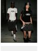 Bad Blood BCAC Series: American Spicy Girl Niche White A-Line Midi Skirt - Feminine & Trendy Casual Skirt