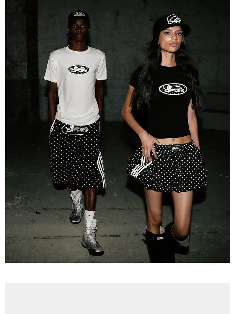 Bad Blood BCAC Series: American Spicy Girl Niche White A-Line Midi Skirt - Feminine & Trendy Casual Skirt