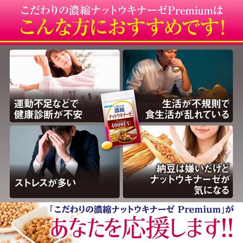Premium 4000FU Nattokinase Capsules, Highly Concentrated Enzyme, Dietary Supplement, 30-Day Supply (Made in Japan)