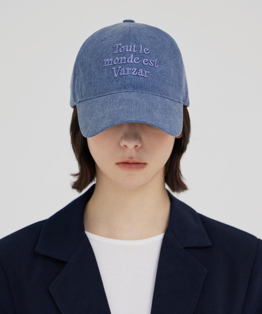 Bajal Tmv Lettering Ball Cap [Pigment Blue]