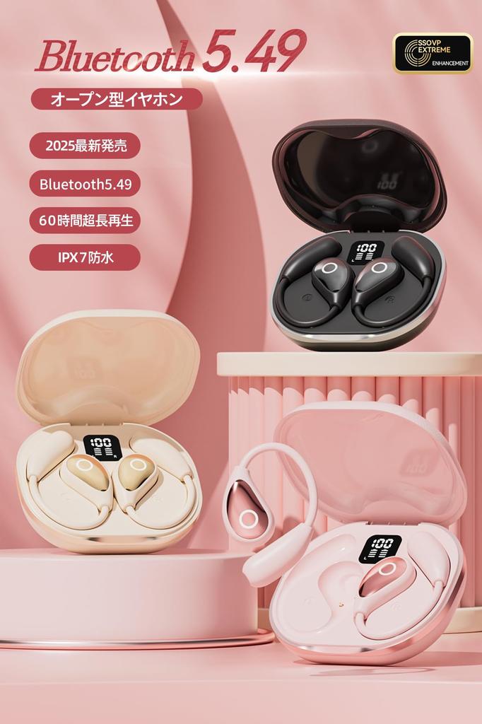 Ethernotes Wireless Earbuds for Sound Bluetooth Instant Touch Up To 100 Hours of Fast LED Battery Level Comfortable Japanese Voice Waterproof [New