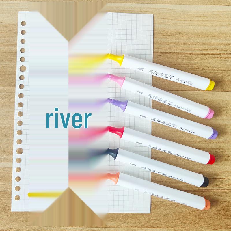 Haltungsverbessernde Acryl-Markerstifte - 24 Farben für Kunst von Schülern und Kindern, DIY-Notizbücher und zum Ausmalen