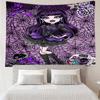 Monster-High Print Tapestry, Backdrop, Easy Setup, Ideal for Bedroom, Office & Living Room, with Aesthetic Wall Hanging Decor.