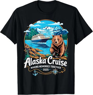 Passendes Familien-Freunde- und Gruppen-Alaskan Alaska Kreuzfahrt 2025 T-Shirt