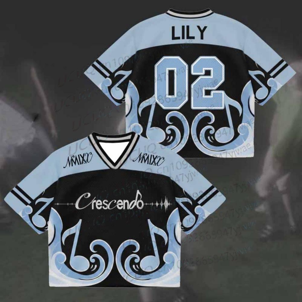 Men's Women's 2026 Crescendo NMIXX Heavy Serenade Album Jersey Summer Girl Casual Sports 3D Print Graphic T-Shirt