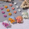 5 Sets of Nail Metal Small Flower Nails Frosted Hyuna Three-dimensional Color Flower Nail Art Accessories