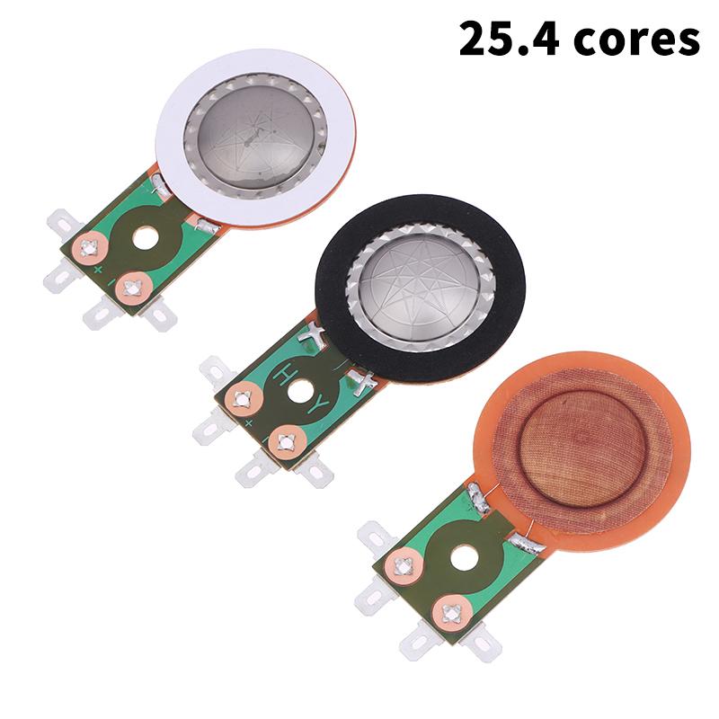 New 25.4MM Tweeters Voice Coil Round Speaker Treble Coil Replacement Horn Titanium Film Copper Clad Alumium Diaphragm