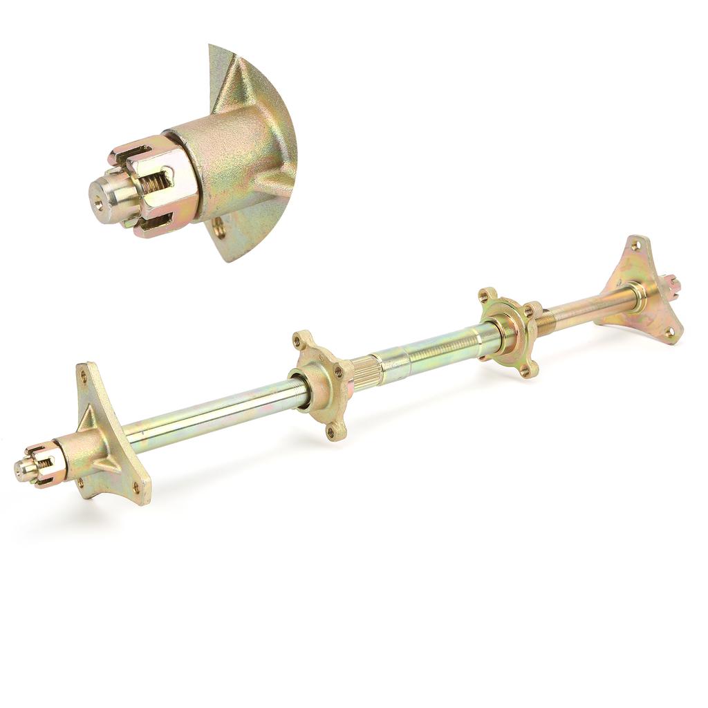 Kit de Montagem do Eixo Traseiro com Flange do Cubo da Roda Dentada Aço Substituição para ATV 50cc‑110cc