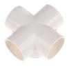 Heavy Duty PVC Pipe Coupler 20/25/32/40/50mm 3/4/5/6 Way 3D Connectors for Agricultural Irrigation DIY Pipe Rack Plumbing Repairs