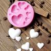 Loving Heart Shape Silicone Fondant Mold Diy Heart Candy Cake Decorating Mold