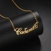 Atoztide Personalized Custom Name Necklaces for Women Stainless Steel Letter Star Heart Butterfly Pendant Choker Jewelry Gift