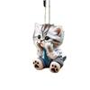 Acrylic 3D Cat Couple Pendant for Car, Backpack, Medicine Keychain, or Gift