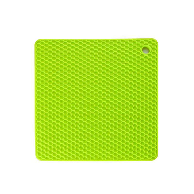 Zeshoekige Ronde Siliconen Placemat - Anti-Brandwond & Antislip, Makkelijk Schoon te Maken Keukentafelmat