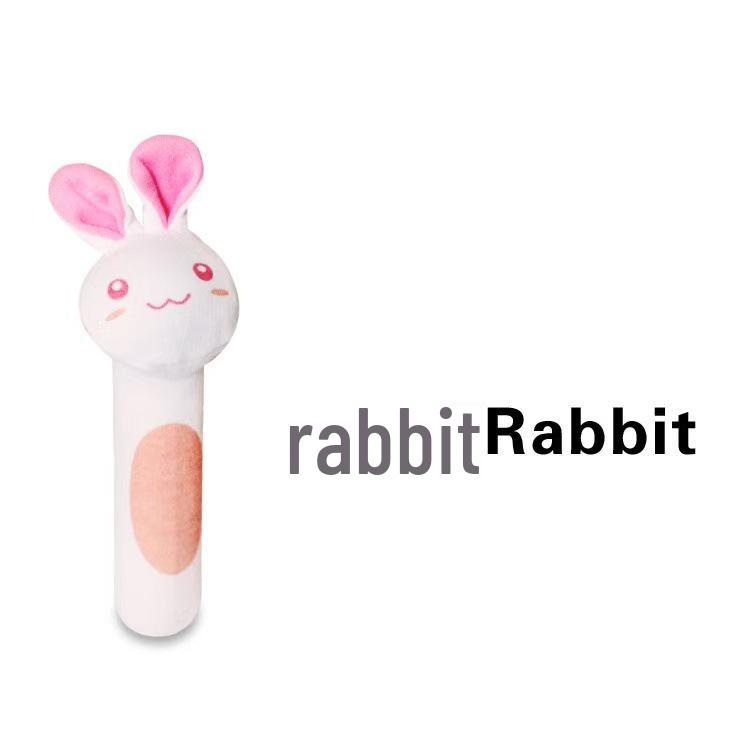 

Плюшева іграшка-брязкальце для малюка: Ручний мультяшний стік для міжкордонної гри