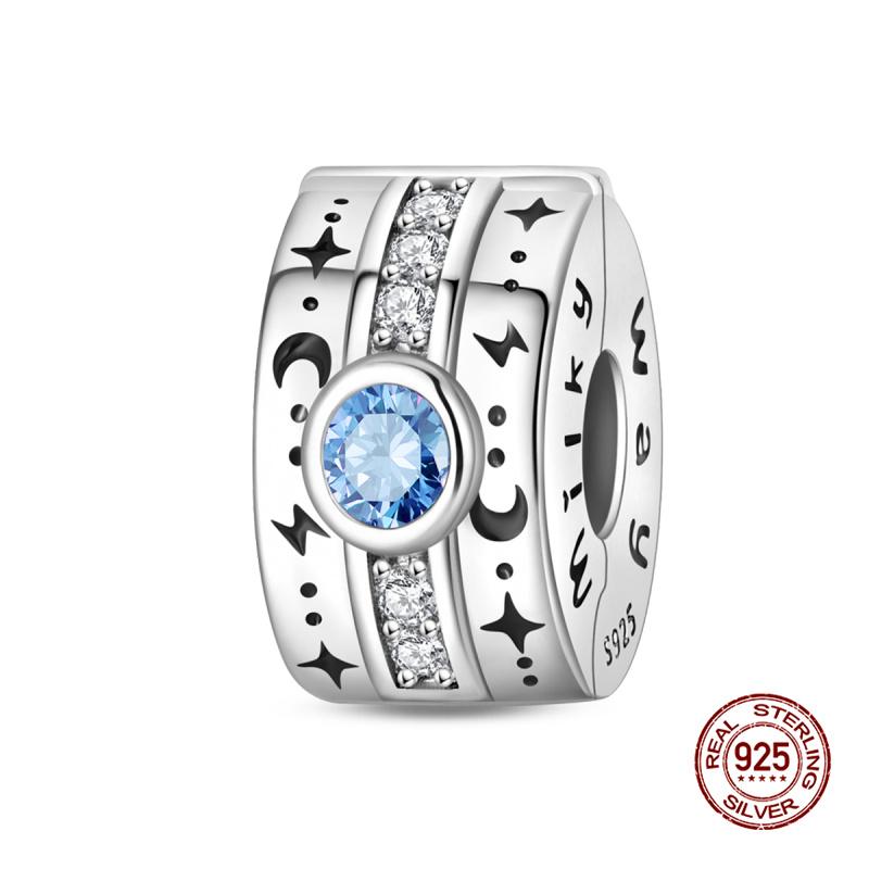 Charms Copper Starlight Secret Realm Safety Buckle Charm Bead Fit 3Mm Original Bracelet Women Diy Fine Jewelry Gift