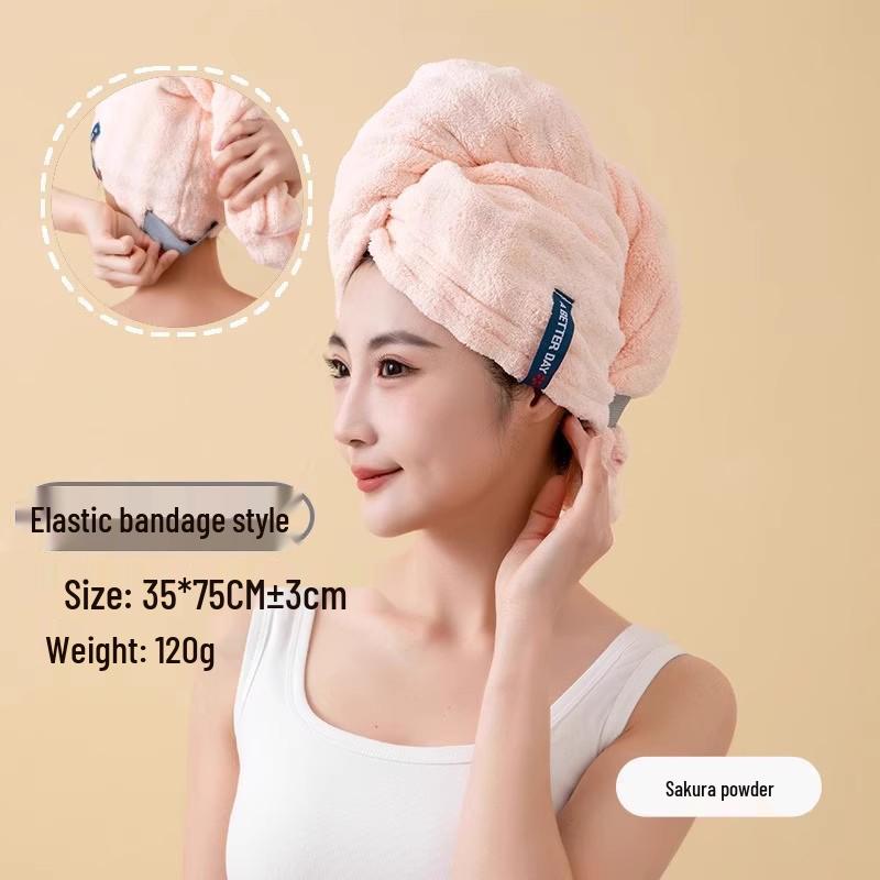Super Absorbent Quick-Dry Hair Cap for Women - Large Towel Wrap for Long Hair.