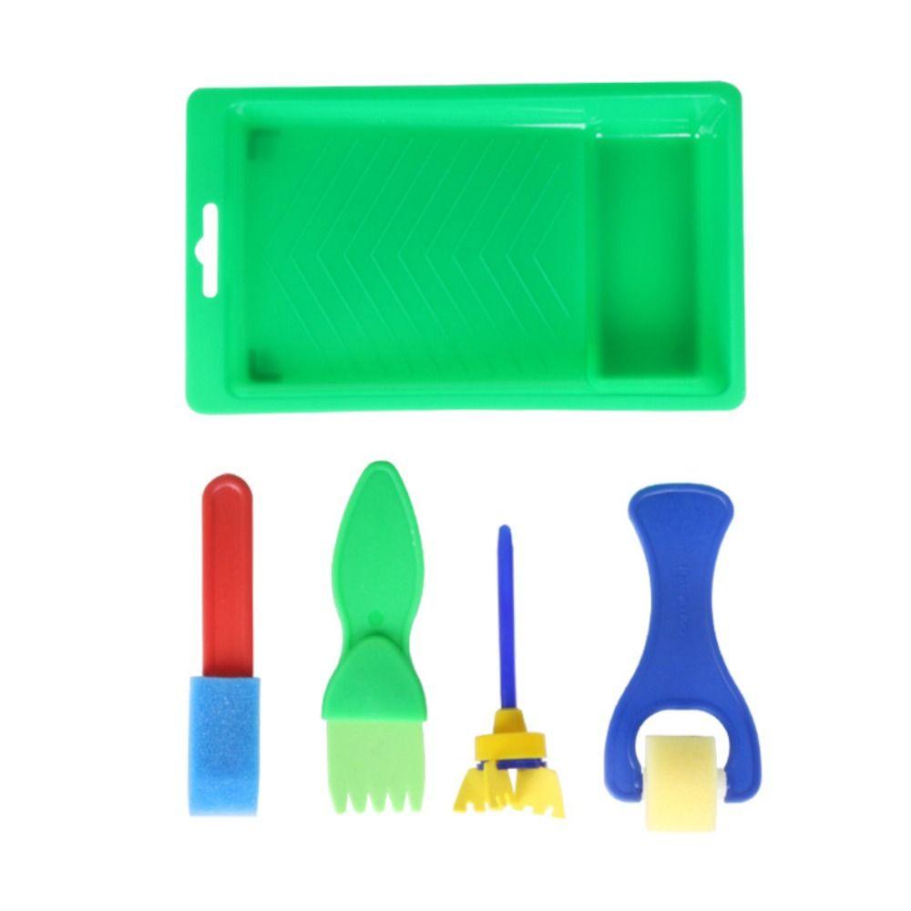 Mushroom Stick DIY Sponge Stamp Brush Sponge Brush Sponge Stamp Brush Kits   Kindergarten