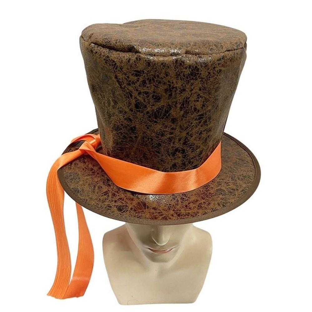 Steampunk Theme Costume Hats Tall Design Tall Hats Stylish Cosplay Hats For Themed Parties