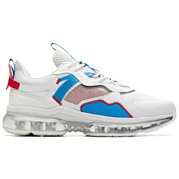 New NASA X Anta Support Slip Resistant Cushioning Low Top Running Shoes Men's Blue White 91945513-1