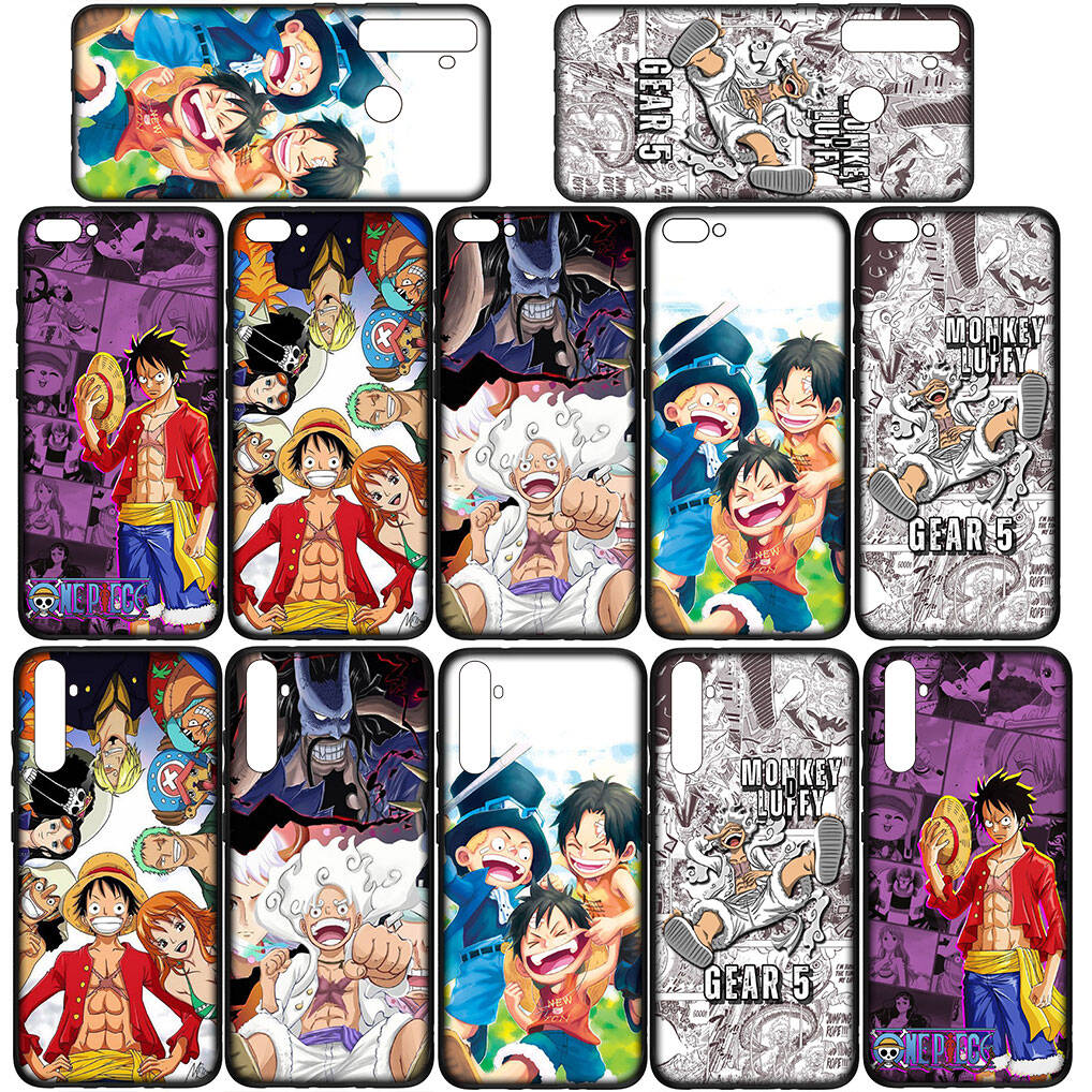 Für Samsung Galaxy S25 S24 S23 S22 Ultra FE Plus A37 A57 A56 A55 A06 A16 A15 A36 A26 A35 A05 A25 A54 A34 Handyhülle Luffy Gear 5 One Piece Anime Cover