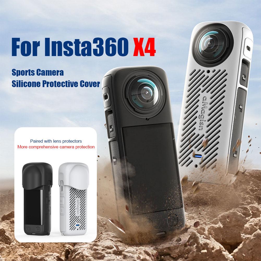 

Новинка 2024 года для Insta360 X4, силиконовый чехол Shadowstone, защитный корпус, линза X4 для Insta360, силиконовый Y3K4
