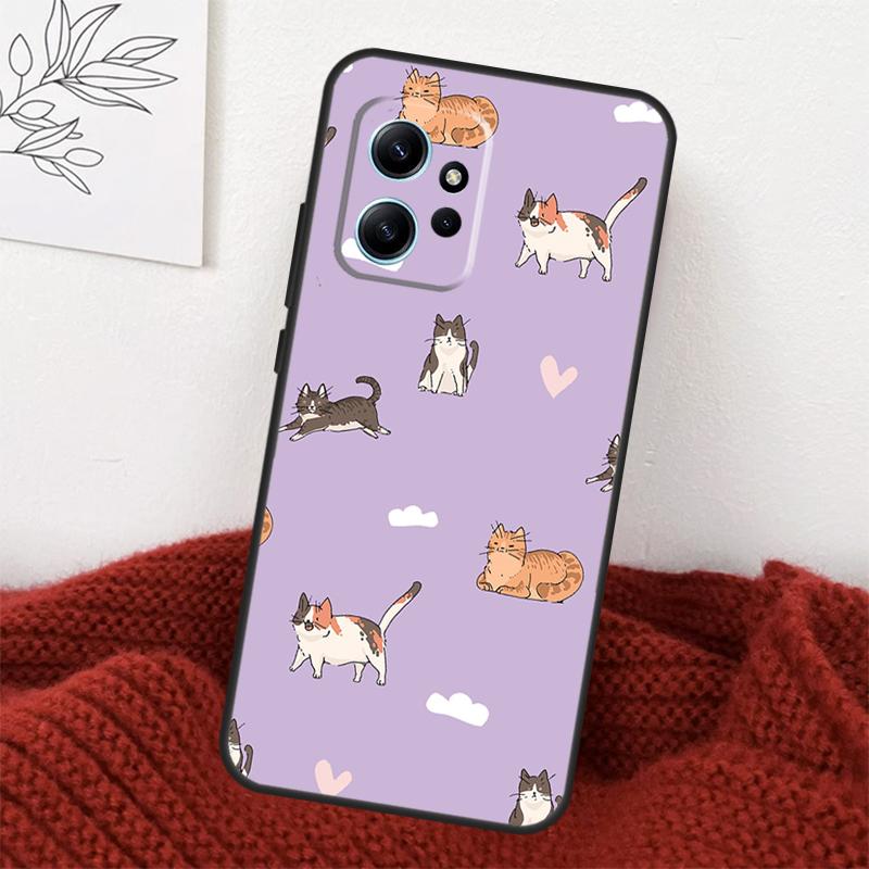Funny Cat Collage Case For Xiaomi Redmi Note 13 9 10 11 12 14 15 Pro Plus Cover For Redmi 15 C 12C 13C 14C 10C