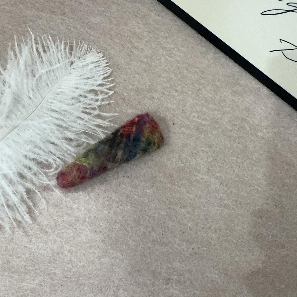 

Autumn Winter Retro Plush Water Drop Hair Clip for Women