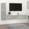 VidaXL TV Stand Set 4 Pcs Concrete Grey Engineered Wood 3114313