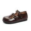 Girls' Leather Shoes 2025 Autumn New Simple British Baby Shoes Women's Treasure Fashion Versatile Casual Non-slip Princess Shoes