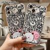Phone Case: 2D Flat Suitable for iPhone 18 17 16 15 14 13 Pro, Transparent with Corner Protection, Snail Antenna, Christmas and Halloween Gifts
