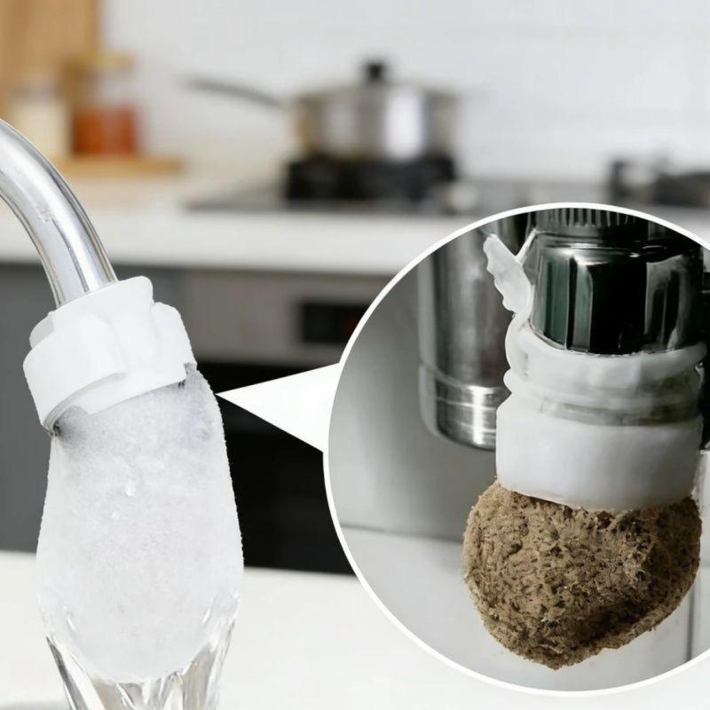 10Pcs Faucet Filter Cotton Splash-proof Filter Tap Water Sediment Rust Scale Impurities Filter