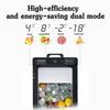 12V/24V Large Capacity Car Refrigerator Car&Home Dual Purpose Freezer Universal Mini Portable Car Fridge