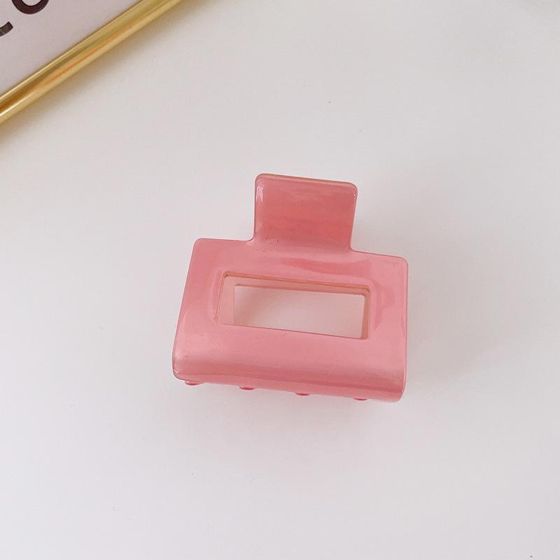 Korean Hair Clips for Women Claw Clip Elegant Candy Colors Square Hollow Crab for Hair Girls Hair Accessories Hair Barrettes New