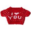 20CM Doll Clothes Knitted Sweater Christmas Santa Claus Warm Tops Outfits For Idol Dolls Accessories Plush Toys Clothe Accessory