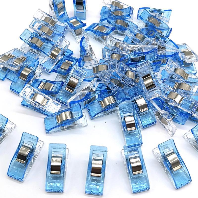 Colorful Plastic Sewing Clips for Cross-Border Japanese Hemming, Patchwork, and Fixing - AXE Clips