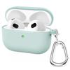 Silicone Cases For Apple Airpods 3rd generation Protective Shockproof Wireless Earphones Cover With Hook for air pods 3 Box Bags