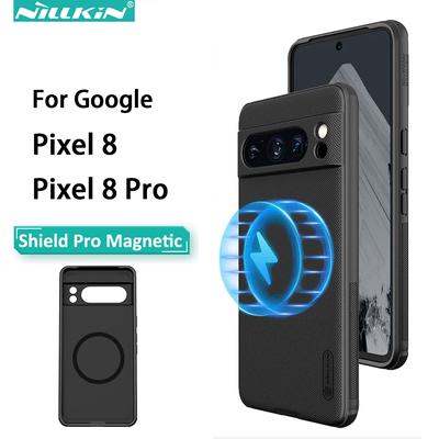 NILLKIN Per la custodia del telefono Google Pixel 8 Pro Cover posteriore magnetica di lusso Super Frosted Shield Pro