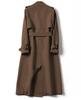 Women's Petite Mid-Length Trench Coat, 2026 Korean Version, Popular British Style, Spring/Autumn Over-the-Knee Outerwear