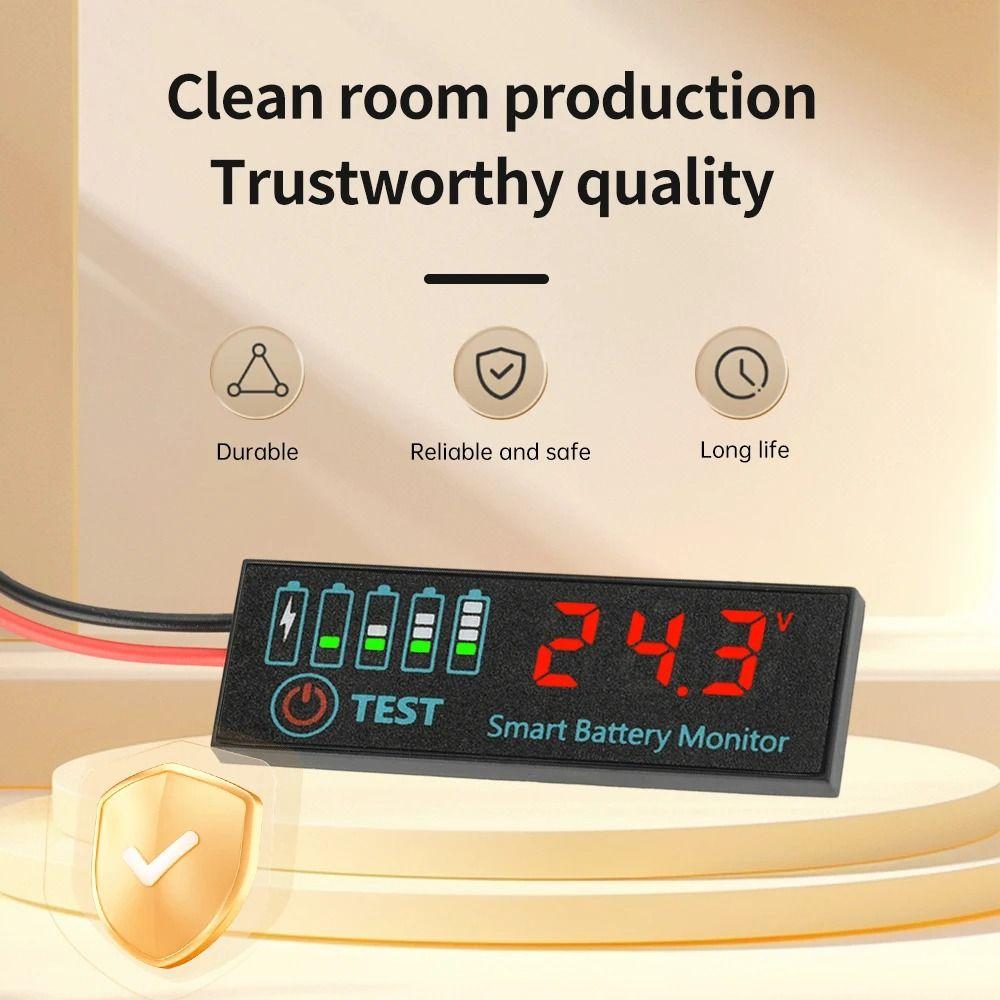 1Pcs Meter Module Battery Level Indicator DC7-55V LCD Display Meter  Electronic