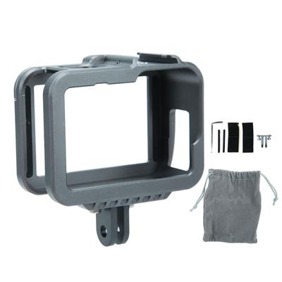 TELESIN Cage Protective Cover with Cold Shoe Mount Shatter Resistant Camera Cage Protection Frame