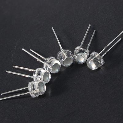 200PCS Bright Straw Hat Light Emitting Diode 5MM Blue Green Red Yellow White  Light Emitting Diode Electronic Component