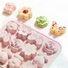 Butterfly Shape Silicone Mold, Cake Mold, Chocolate Mold, Ice Grid, Epoxy Mold, Baking Accessories, 12 Different Flowers