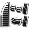 AT MT Stainless Steel Car Interior Gas Fuel Pedal Brake Pedals Cover for Ford Focus 2 3 4 MK2 MK3 MK4 2005 - 2017 Accessories